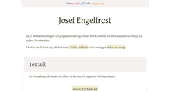 Desktop Screenshot of josf.se
