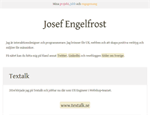 Tablet Screenshot of josf.se